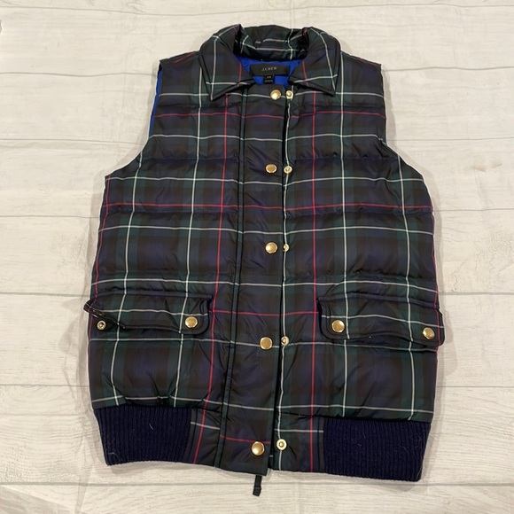 J Crew EUC XXS Puffer Vest w/ detachable hood - Picture 2 of 7